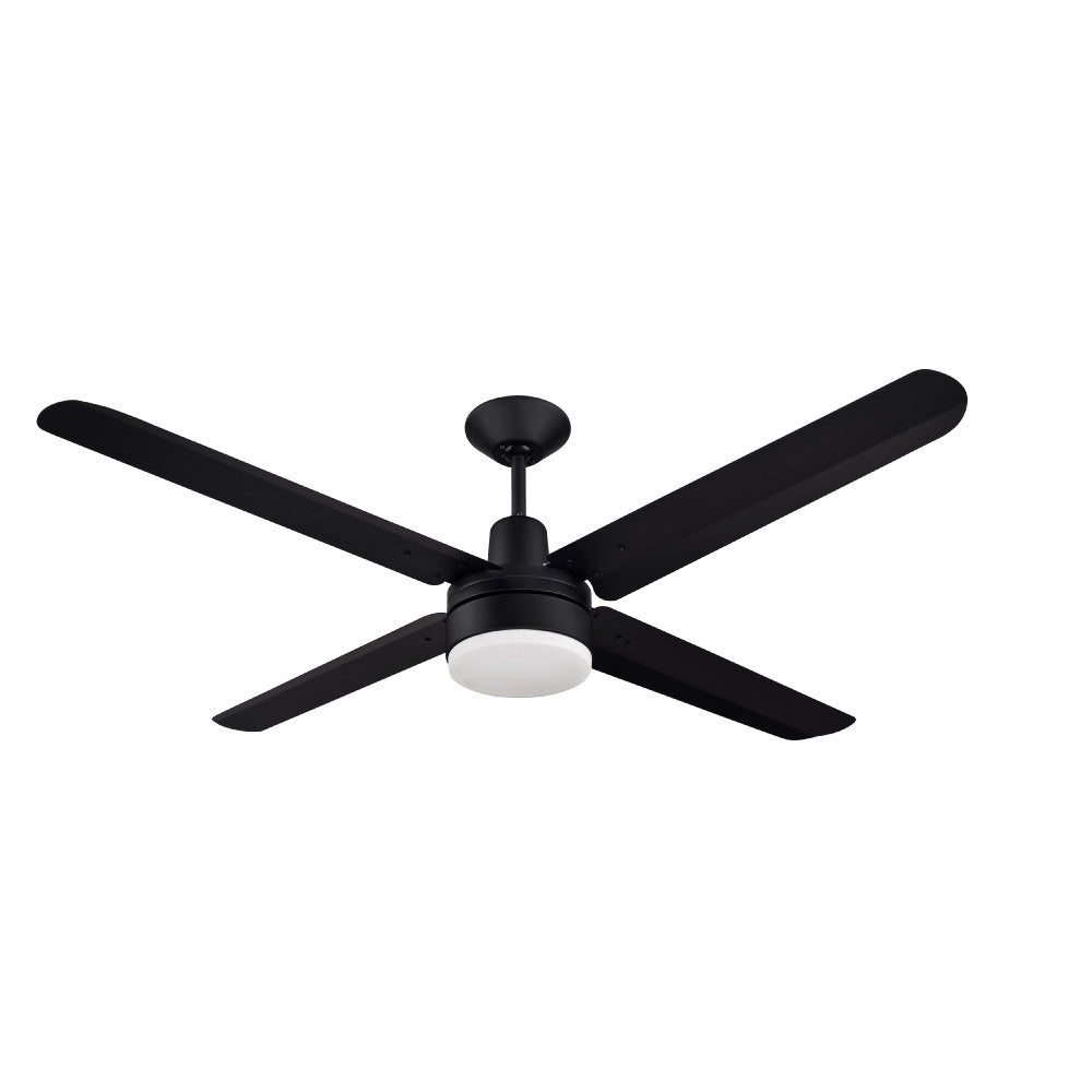Narvik Ventilador de Techo de 56" Con Luz de 4 Aspas de Aluminio con Control de Pared para Uso Industrial, Modelo NA3020