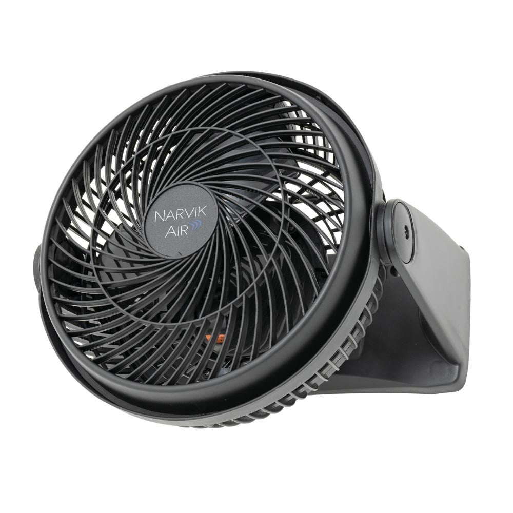 Narvik Ventilador de 9" 2 en 1: Piso y Pared 33W Silencioso con Aspas Plásticas, Modelo NA2009