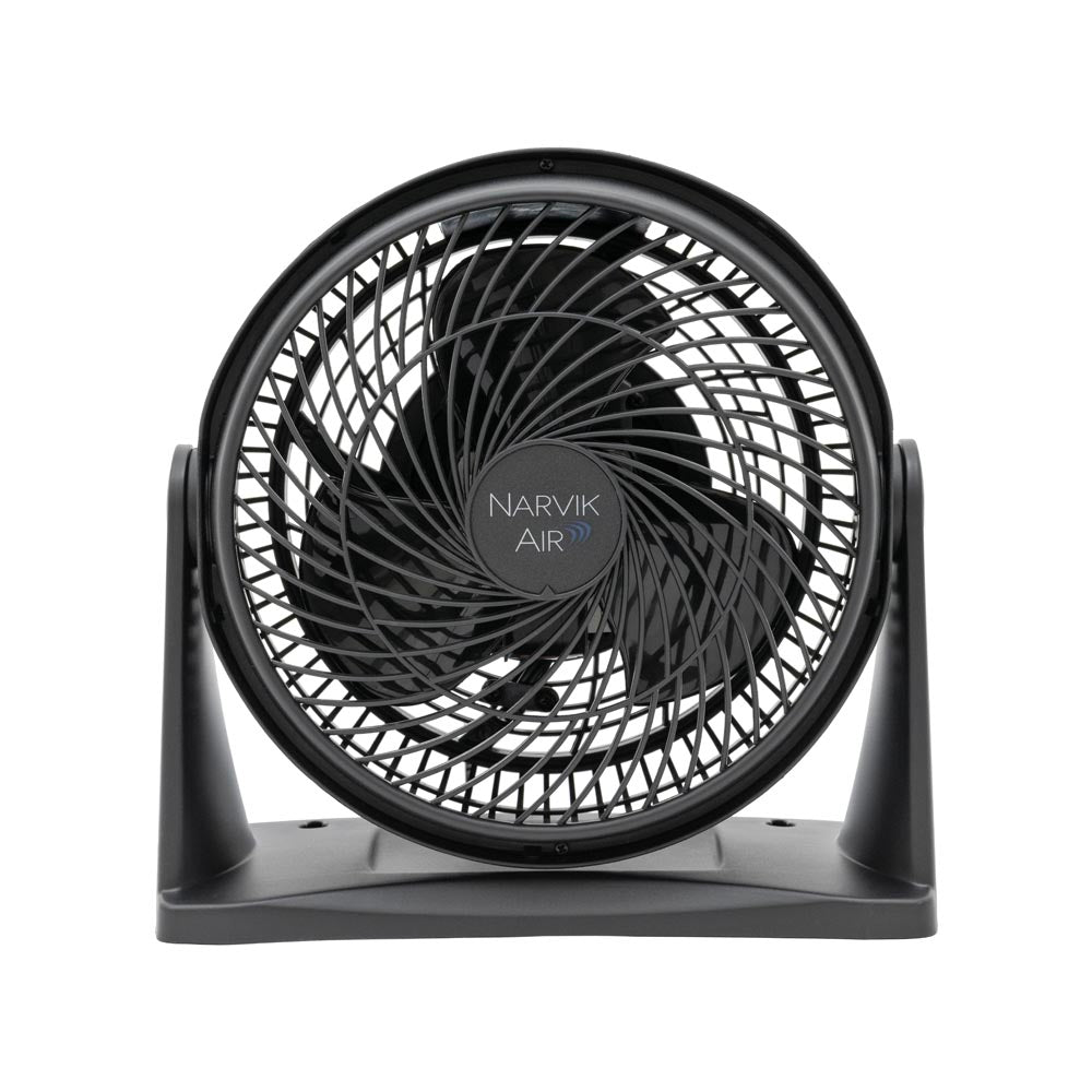 Narvik Ventilador de 9" 2 en 1: Piso y Pared 33W Silencioso con Aspas Plásticas, Modelo NA2009