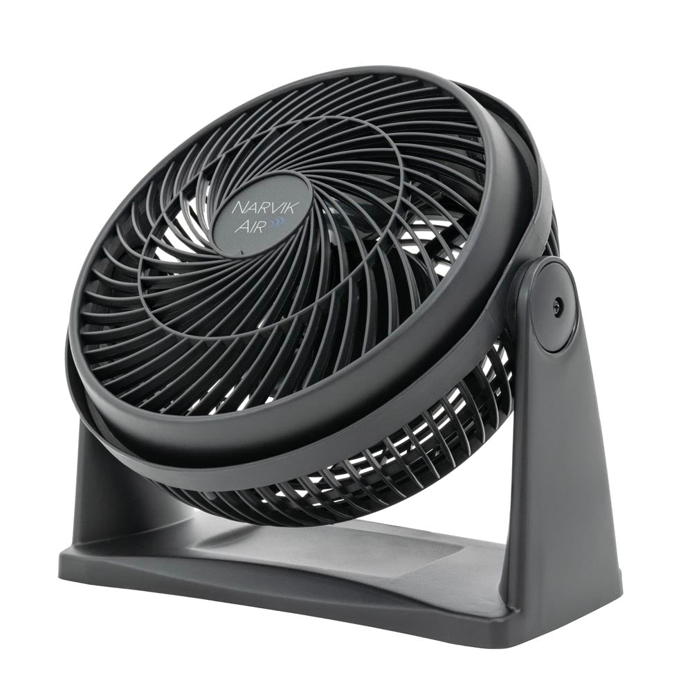 Narvik Ventilador de 9" 2 en 1: Piso y Pared 33W Silencioso con Aspas Plásticas, Modelo NA2009