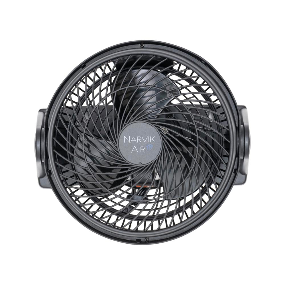 Narvik Ventilador de 9" 2 en 1: Piso y Pared 33W Silencioso con Aspas Plásticas, Modelo NA2009
