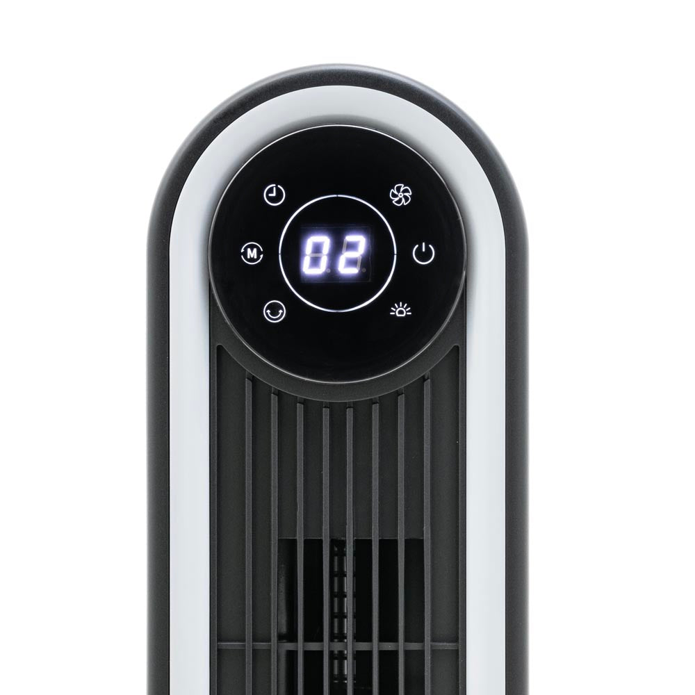 Narvik Ventilador de Torre Silencioso de 60W con Luz, Control Remoto y Panel Touch, Modelo NA5042