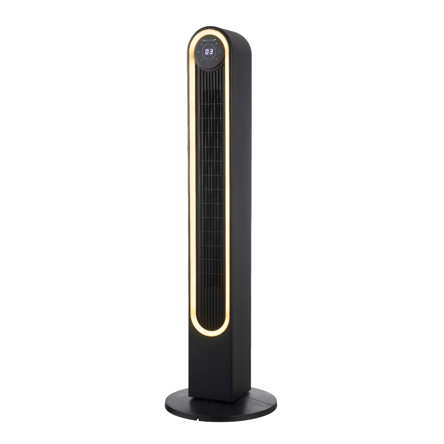 Narvik Ventilador de Torre Silencioso de 60W con Luz, Control Remoto y Panel Touch, Modelo NA5042