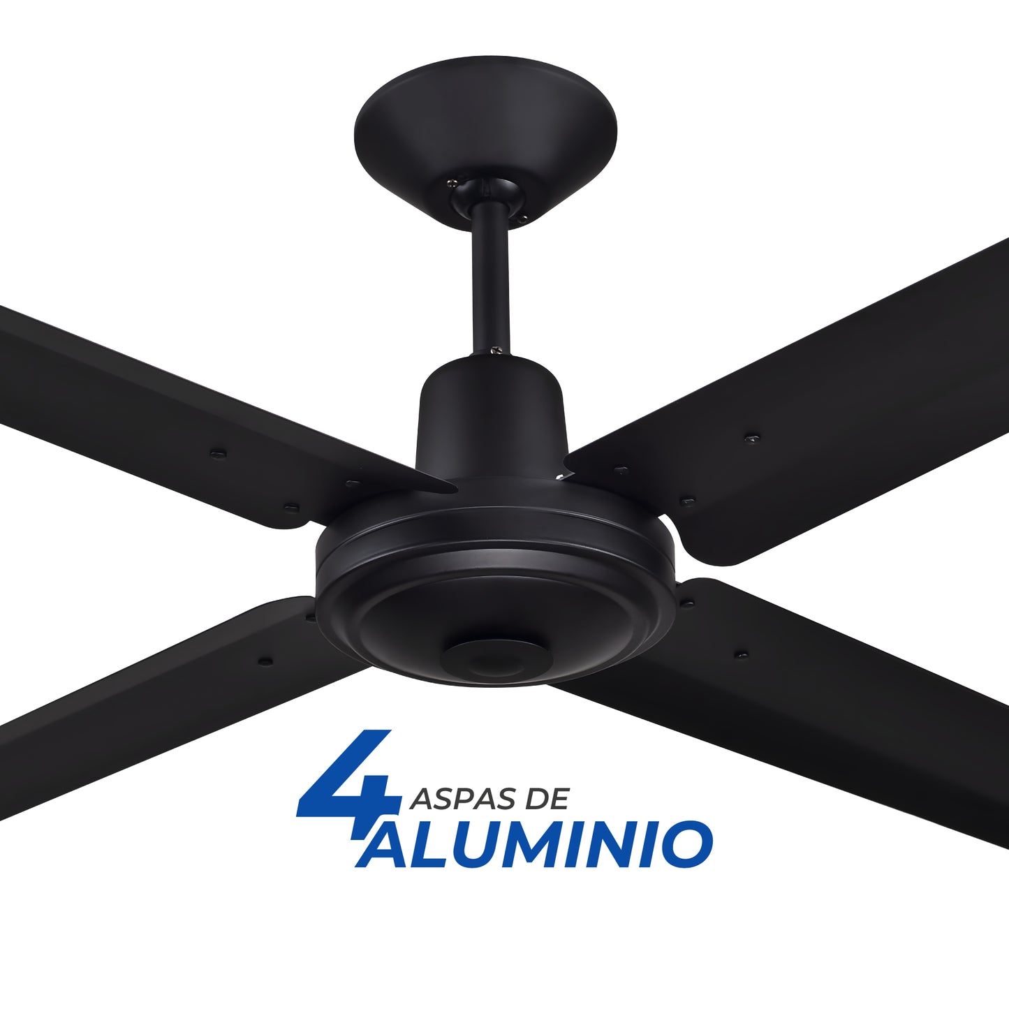 Narvik Ventilador de Techo de 56" Con 4 Aspas de Aluminio con Control de Pared para Uso Industrial, Modelo NA3010