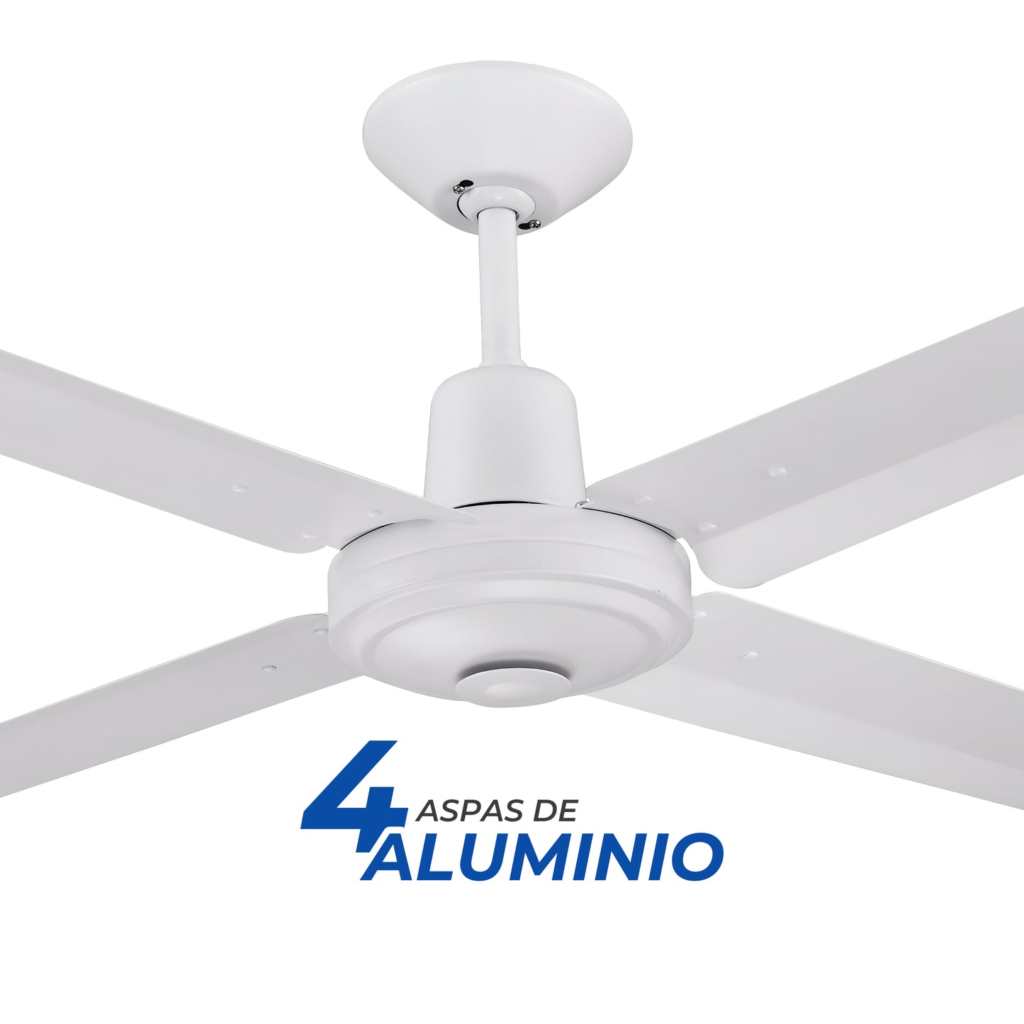 Narvik Ventilador de Techo de 56" Con 4 Aspas de Aluminio con Control de Pared para Uso Industrial, Modelo NA3011