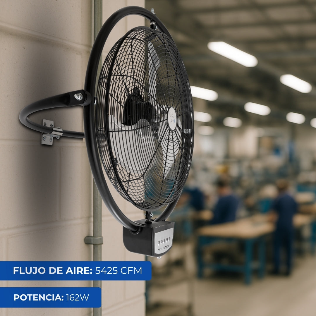 Narvik Ventilador Industrial 2 en 1: De Pared y Techo 20'' con Control Remoto, Modelo NA1120
