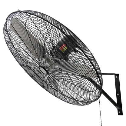 Narvik Ventilador de Pared Industrial de 30" con 3 Aspas de Aluminio, 3 Velocidades con Rango Oscilatorio, Modelo NA1130