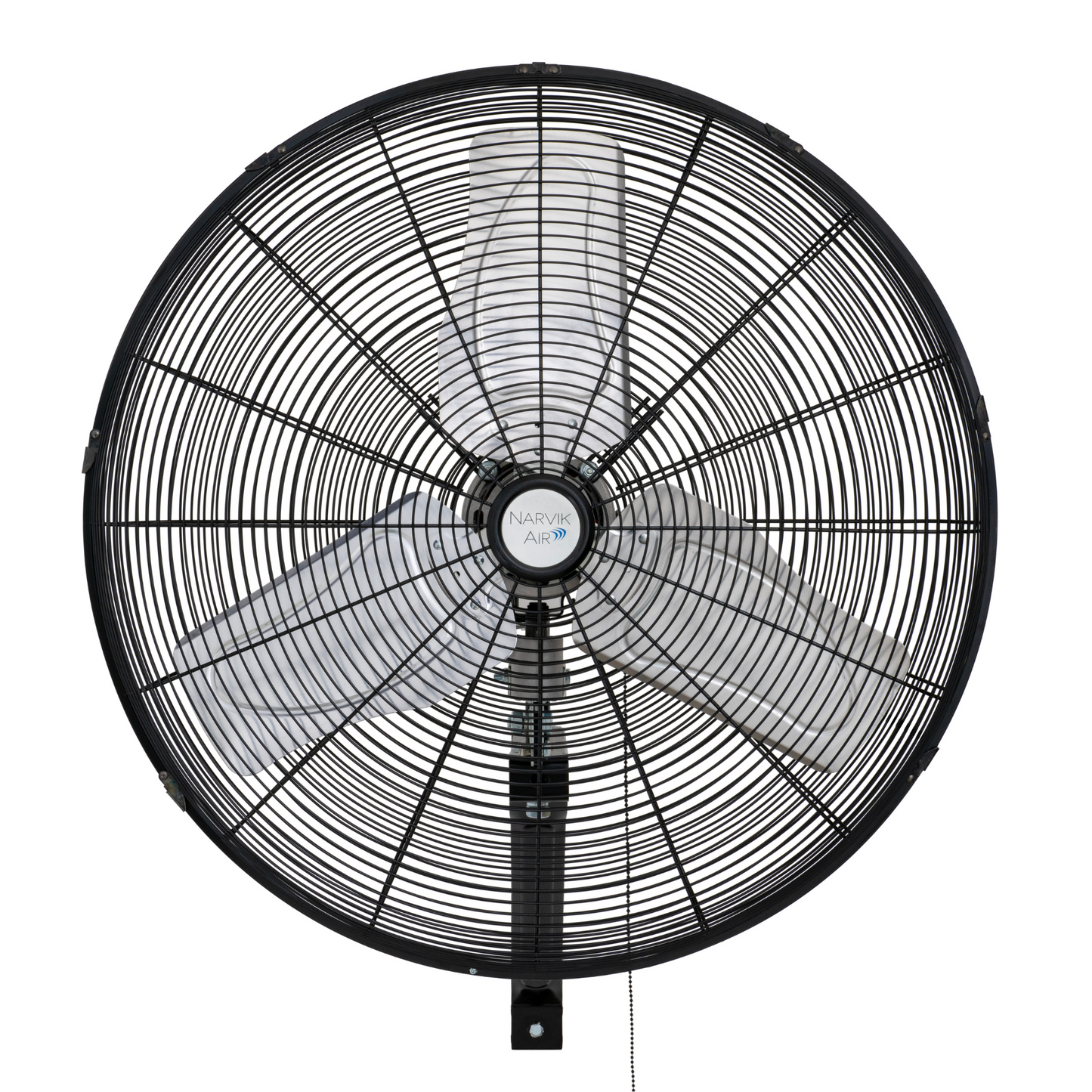 Narvik Ventilador de 24" Industrial de Pared 235W con  Aspas de Aluminio, Amplia Oscilación, Modelo NA1124