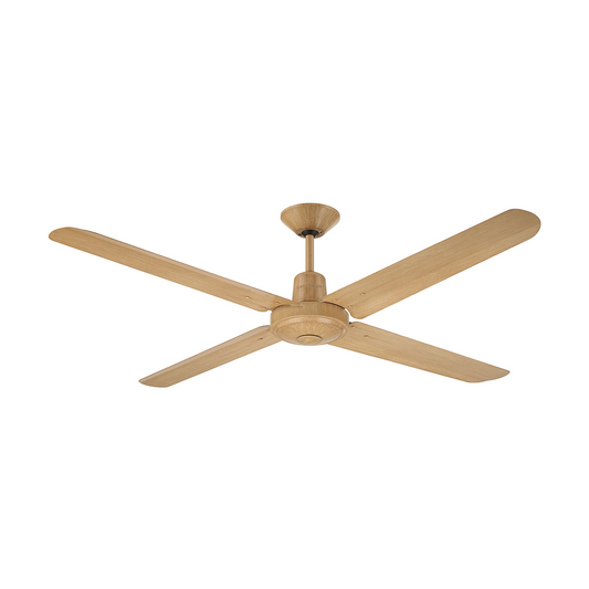 Narvik Ventilador de Techo de 56"  4 Aspas de Aluminio con Acabado de Madera Control de Pared, Modelo NA3014