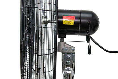 Narvik Ventilador Industrial de Pedestal de 24" 235 W con 3 Aspas de Aluminio, Modelo NA1024