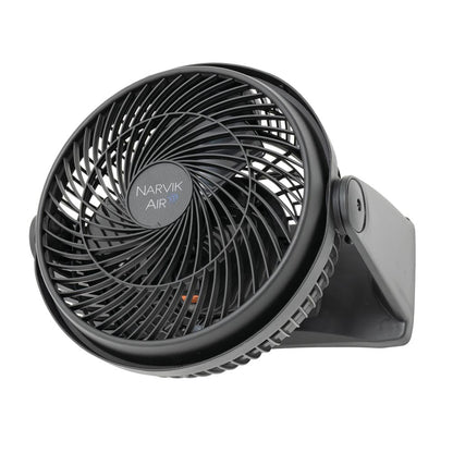 Narvik Ventilador de 9" 2 en 1: Piso y Pared  33W Silencioso con Aspas Plásticas, Modelo NA2009