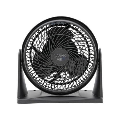 Narvik Ventilador de 9" 2 en 1: Piso y Pared  33W Silencioso con Aspas Plásticas, Modelo NA2009