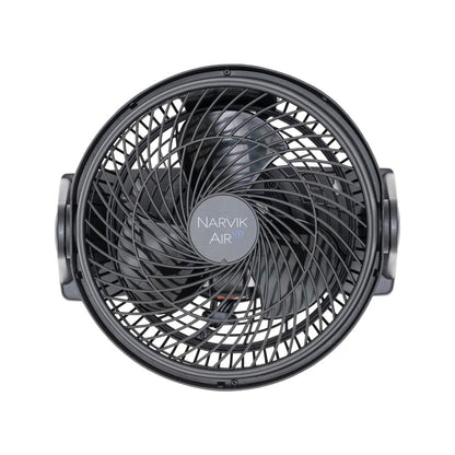 Narvik Ventilador de 9" 2 en 1: Piso y Pared  33W Silencioso con Aspas Plásticas, Modelo NA2009