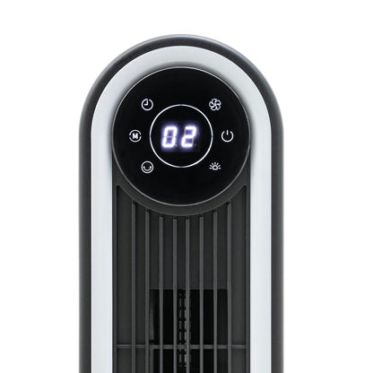 Narvik Ventilador de Torre Silencioso de 60W con Luz, Control Remoto y Panel Touch, Modelo NA5042