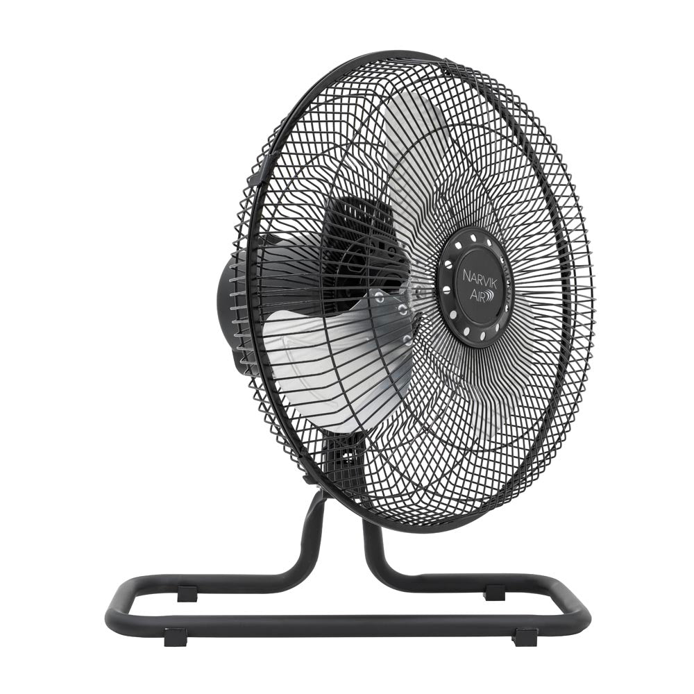 Narvik Ventilador de 12" Industrial 2 en 1: Piso y Pared 55W con Aspas de Aluminio Oscilación de 90°, Modelo NA1012