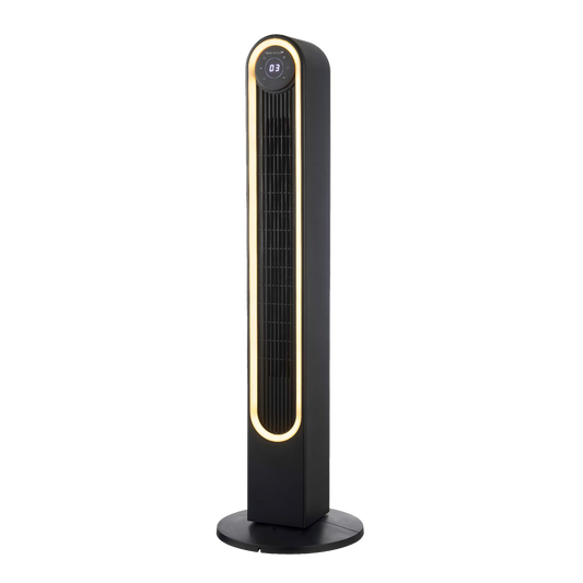 Narvik Ventilador de Torre Silencioso de 60W con Luz, Control Remoto y Panel Touch, Modelo NA5042