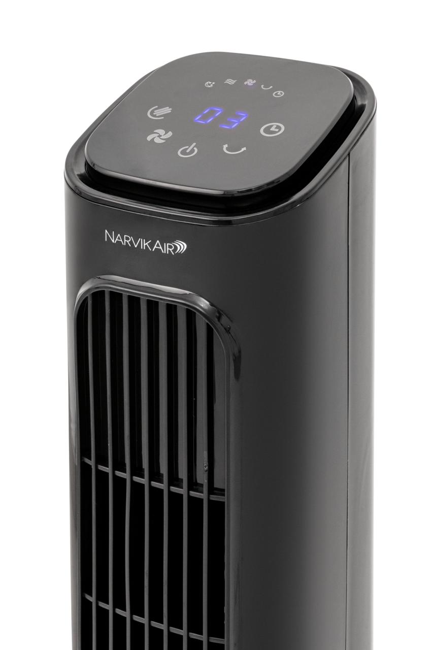 Narvik Ventilador de Torre Silencioso de 40W con Control Remoto y Panel Touch, Modelo NA5032