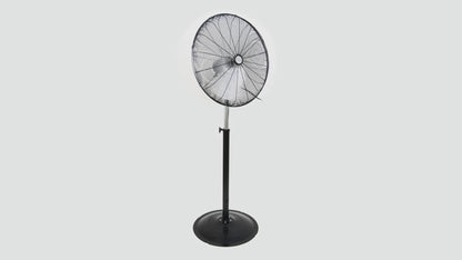 Narvik Ventilador Industrial de Pedestal de 24" 235 W con 3 Aspas de Aluminio, Modelo NA1024
