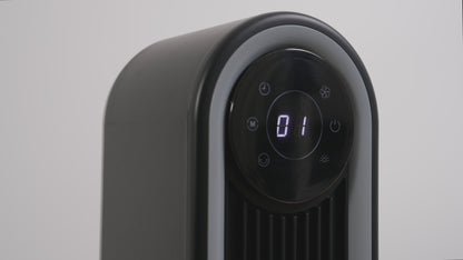 Narvik Ventilador de Torre Silencioso de 60W con Luz, Control Remoto y Panel Touch, Modelo NA5042